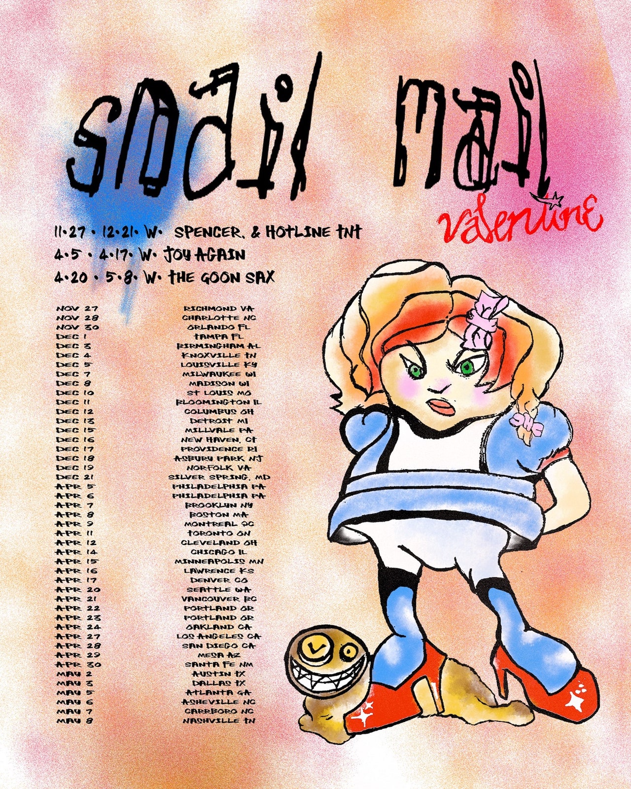 Snail Mail: Valentine Tour