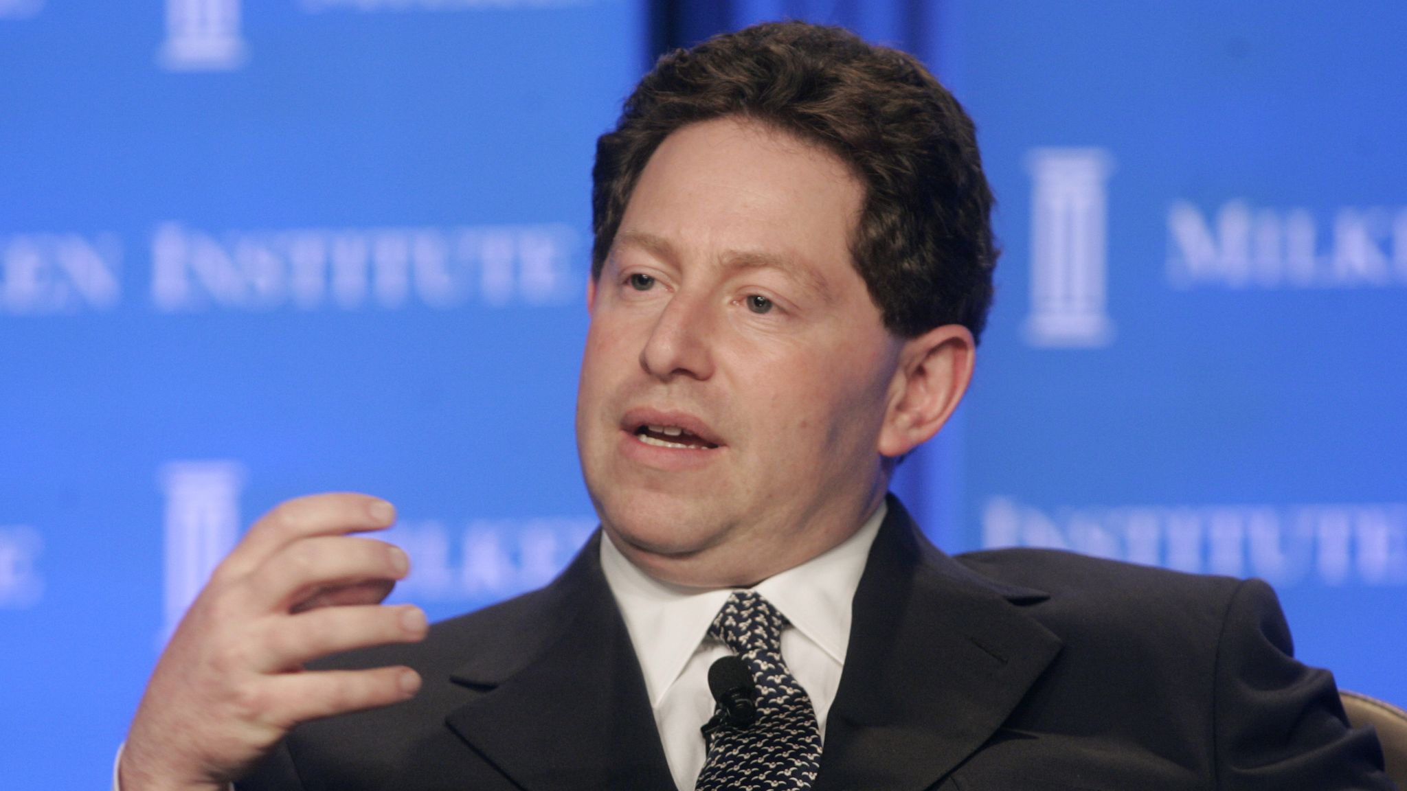 Robert Kotick, chairman and CEO, Activision, Inc. takes part in a panel session titled "Intellectual Property and the Future of the Entertainment Industry at the 2005 Milken Institute Global Conference in Beverly Hills, California April 20, 2005. The Milken Institute is an independent economic think tank, which works to improve the lives and economic conditions of diverse populations in the United States and around the world. REUTERS/Fred Prouser FSP