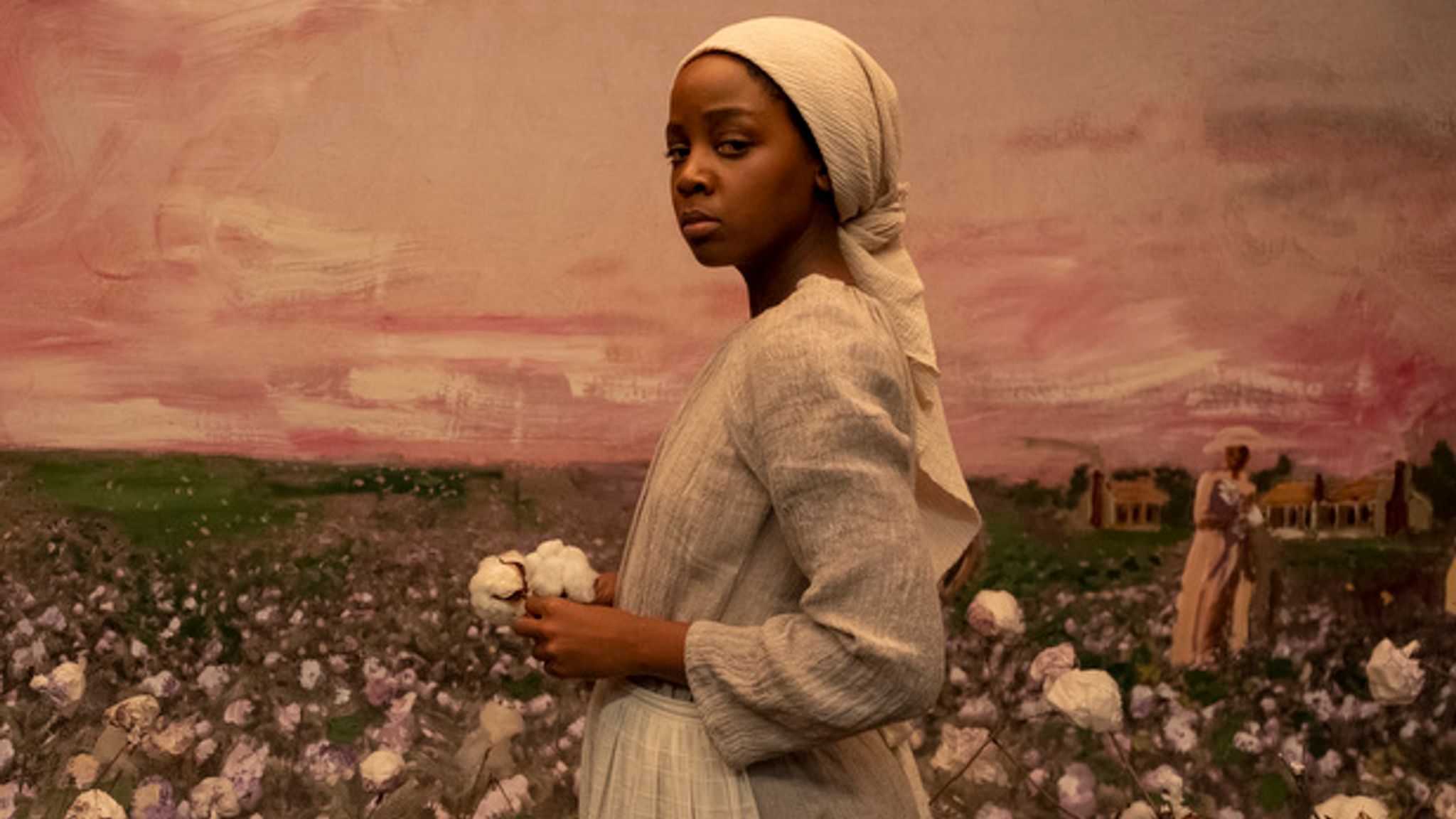 Thuso Mbedu as Cora Randall in The Underground Railroad. Pic: Amazon Studios 
