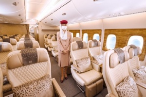 Emirates unveils premium economy at ATM 2022