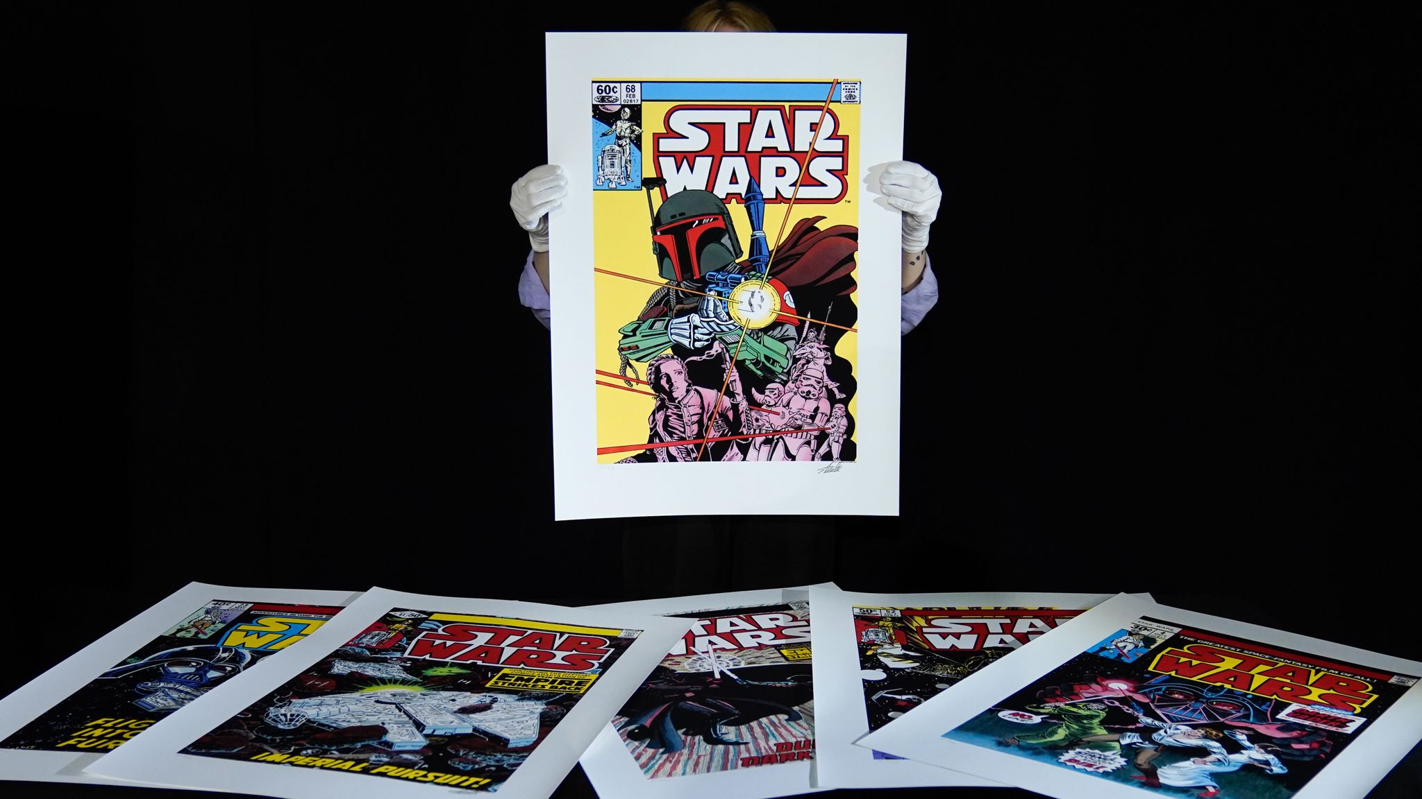 Star Wars &#39;Giclee&#39; prints signed by Stan Lee, 2015 