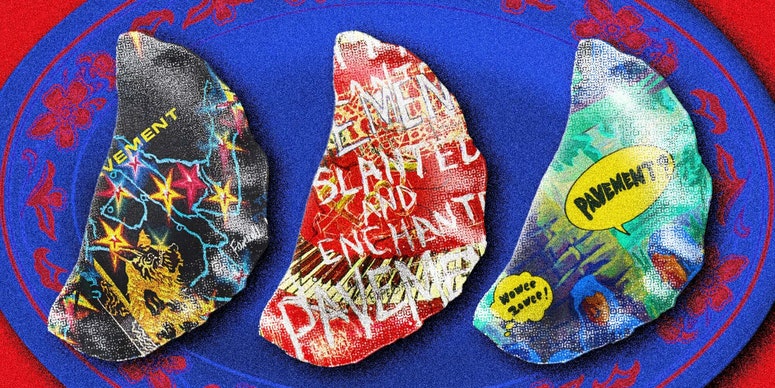 Pierogis printed with album artwork from Pavement