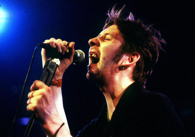 FILE PHOTO: Shane MacGowan, former lead singer of The Pogues, performs during the Montreux Jazz festival. 