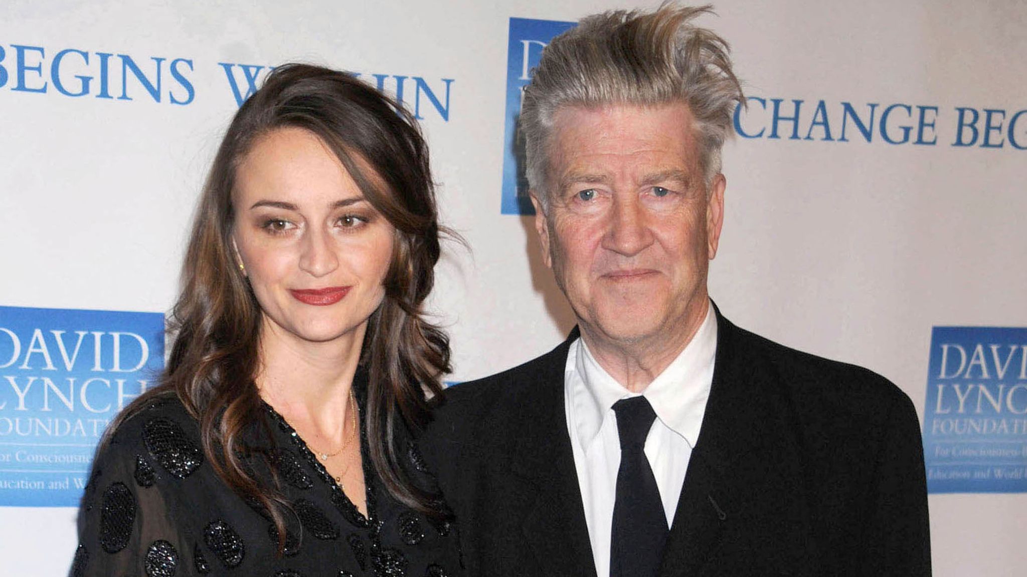 Emily Stofle and David Lynch Pic: AP