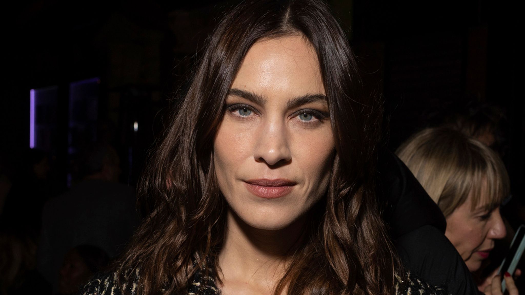 Alexa Chung attends the Chanel Metiers d&#39;Art show in Manchester Thursday, Dec. 7, 2023. (Photo by Vianney Le Caer/Invision/AP)