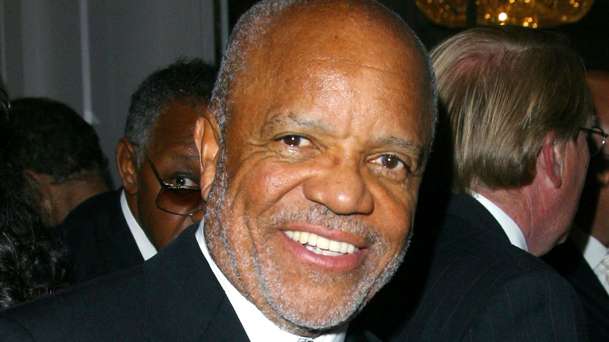 Photo by: Lee Roth STAR MAX, Inc. - copyright 2002 ALL RIGHTS RESERVED Telephone/Fax: (212) 995-1196 10/10/02 Berry Gordy at the "Rainbow/Push Coalition" Press Conference. (CA) (Star Max via AP Images)