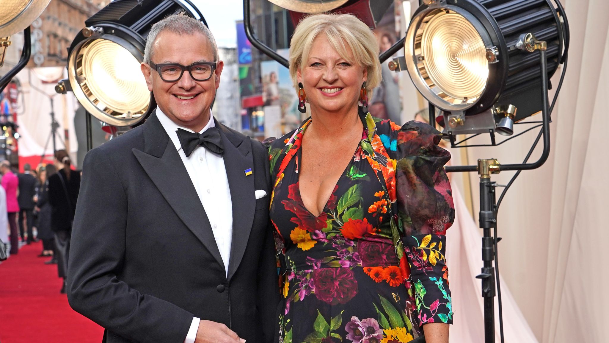 Hugh Bonneville and Lulu Williams attending the world premiere of Downton Abbey: A New Era at Cineworld Leicester Square, London. Picture date: Monday April 25, 2022.