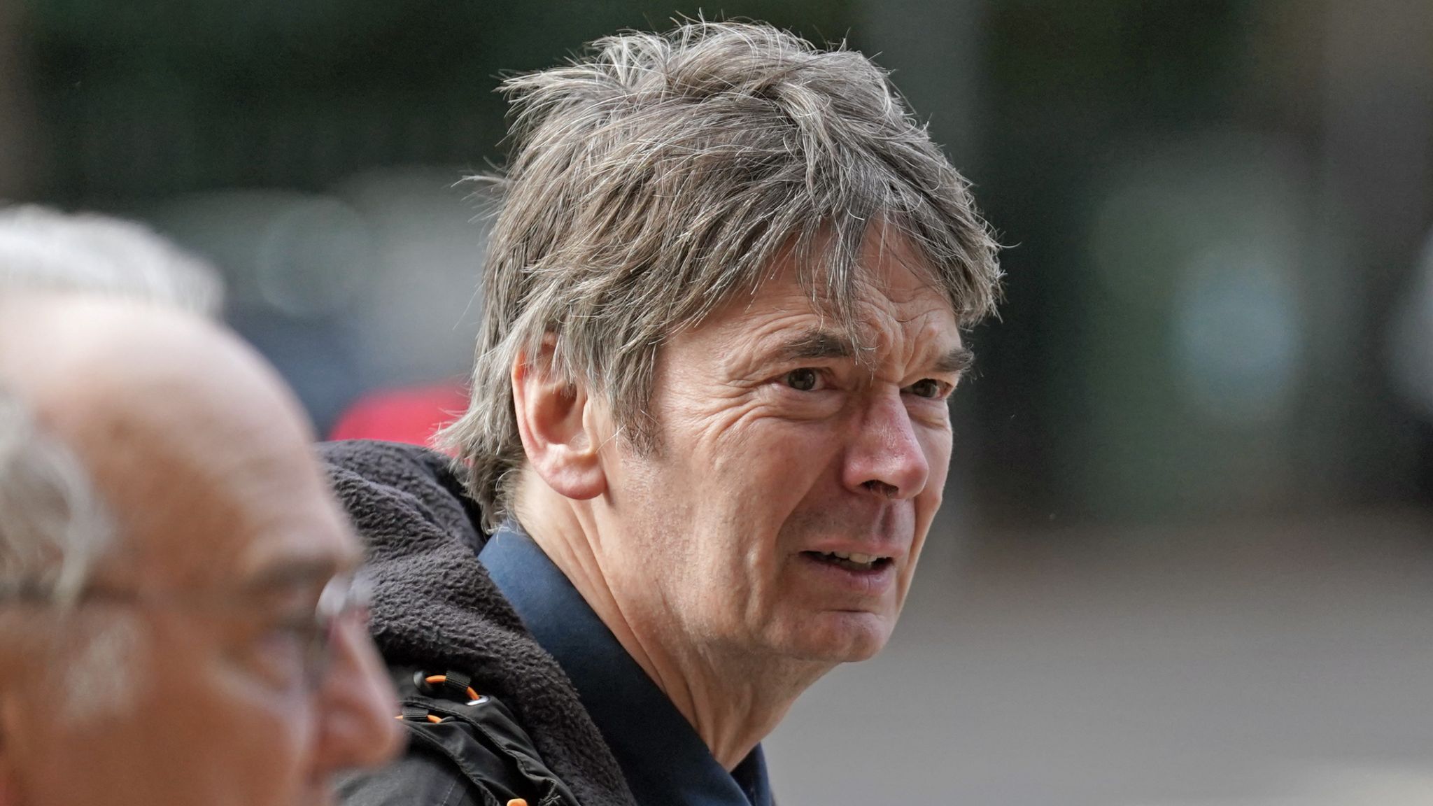 Ian Rankin (right) attending the memorial service of Alistair Darling at Edinburgh&#39;s St Mary&#39;s Episcopal Cathedral. The former chancellor of the exchequer died on November 30, aged 70, following a stay in hospital where he was being treated for cancer. Picture date: Tuesday December 19, 2023.