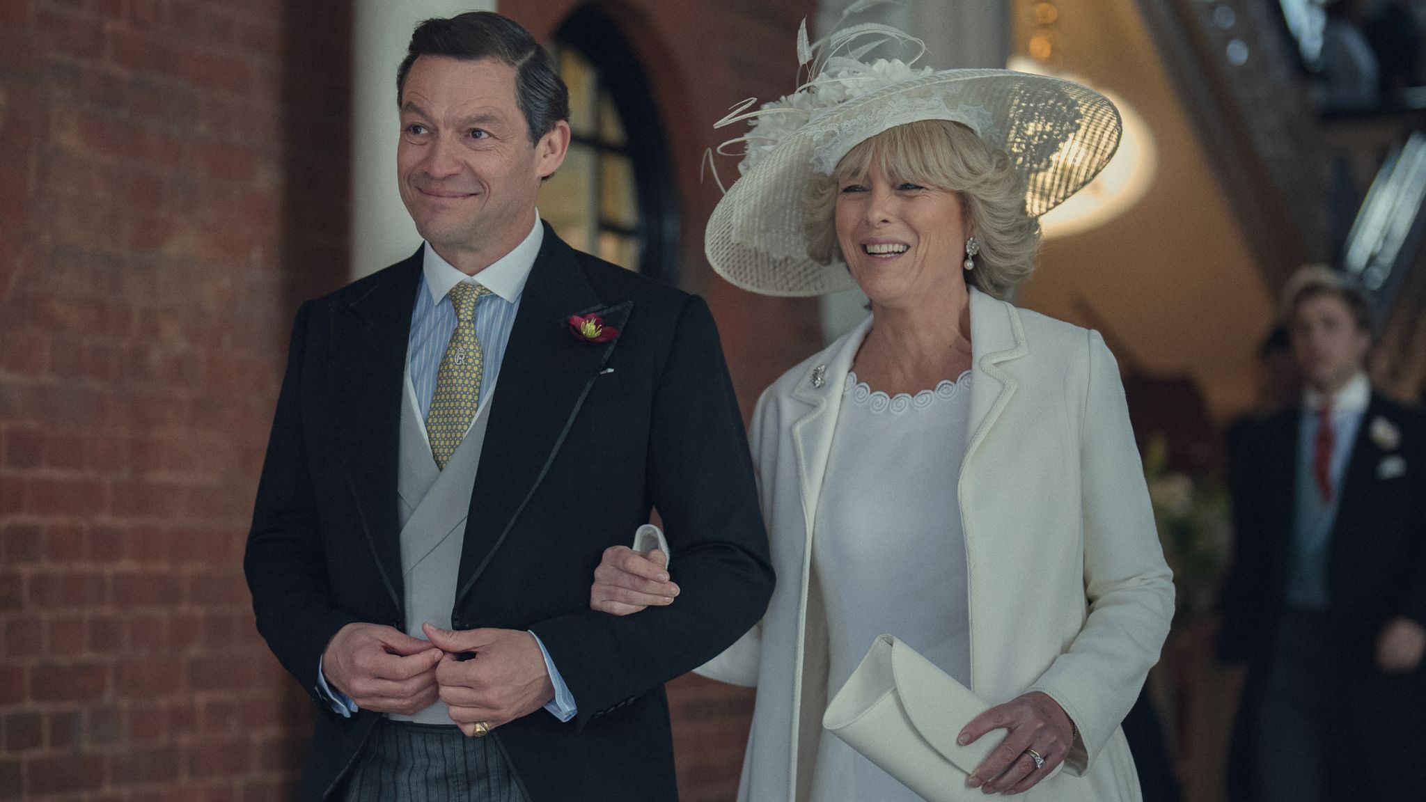 Dominic West as Prince Charles, Olivia Williams as Camilla/ Credit: Justin Downing/Netflix