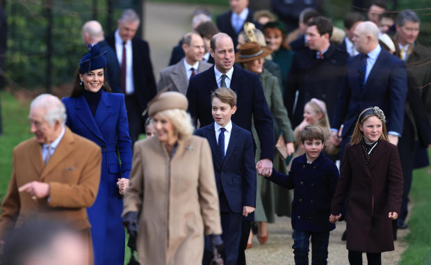 The British Royal Family Attend The Christmas Morning Service 