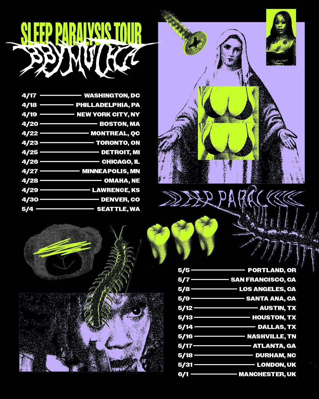 Bbymutha: Sleep Paralysis Tour