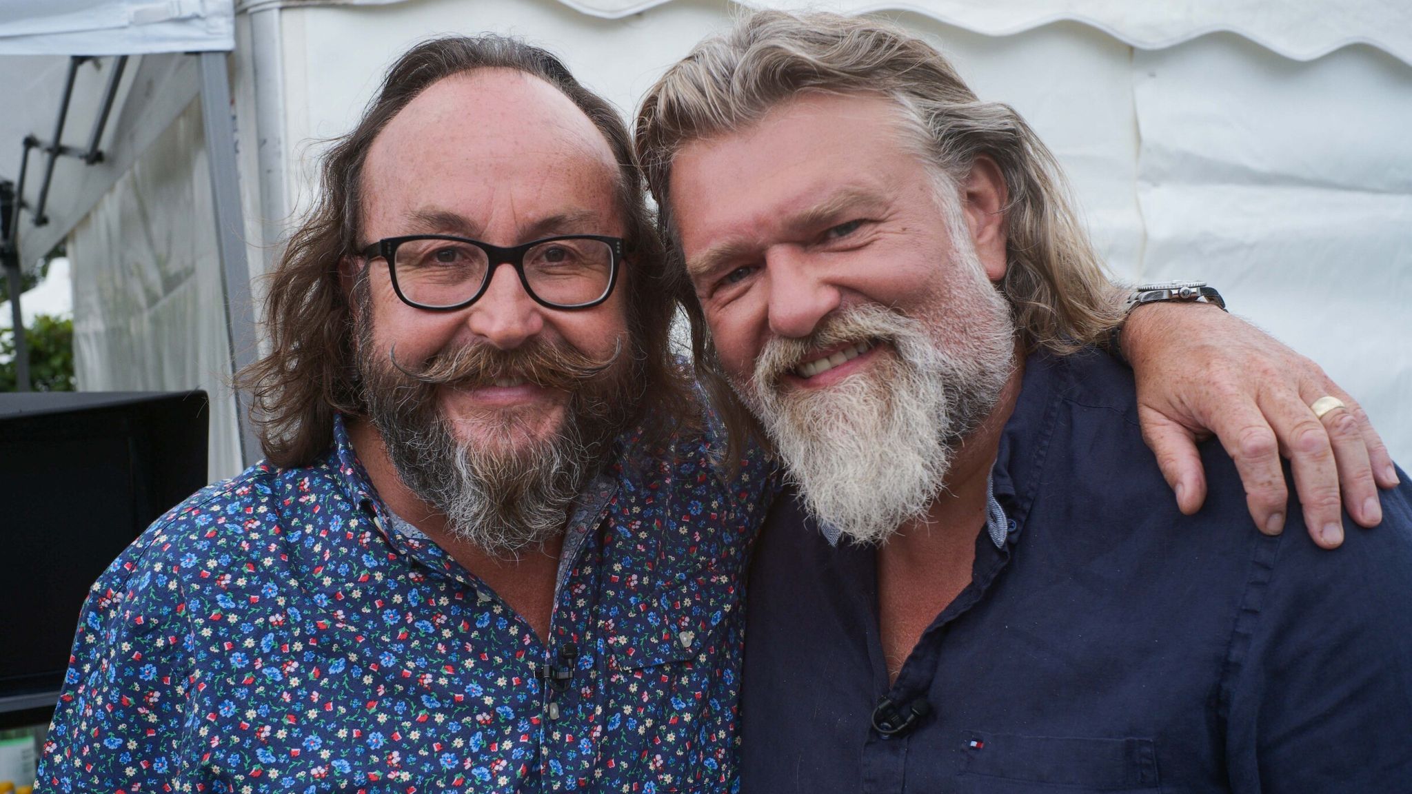 Pic: Alan Davidson/Shutterstock Hampton Court Flower Show, London, UK - 03 Jul 2017 Dave Myers, Si King, Hairy Bikers 3 Jul 2017