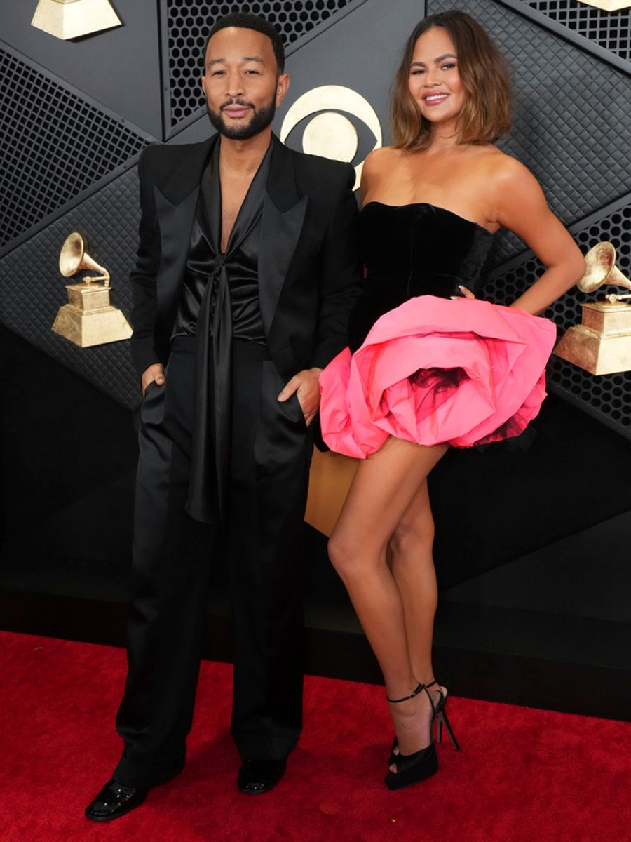 Husband and wife team John Legend and Chrissy Teigen. Pic: AP