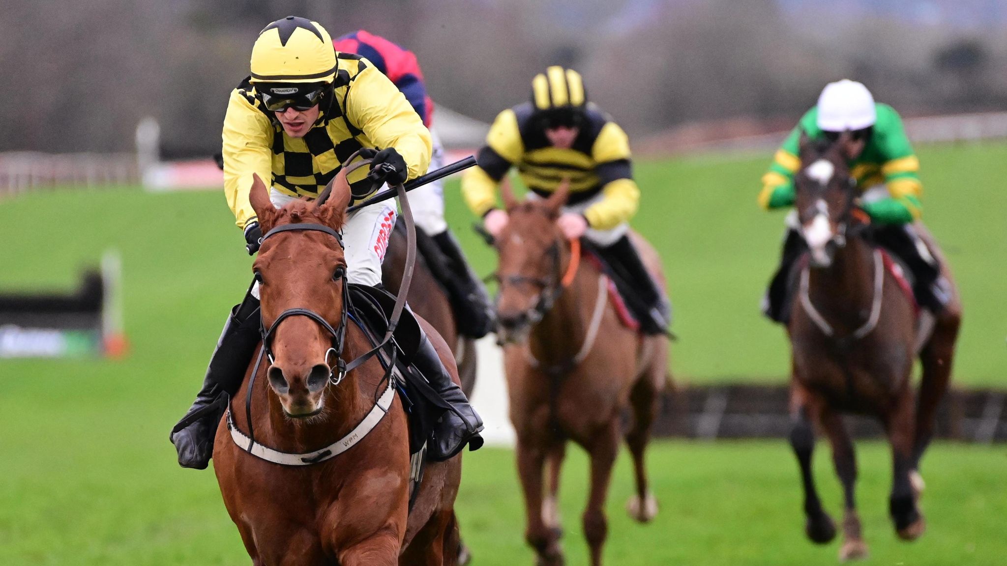 Navan 17-12-23 .Dancing City & Danny Mullins win the BetVictor Maiden Hurdle.(Photo HEALY RACING)