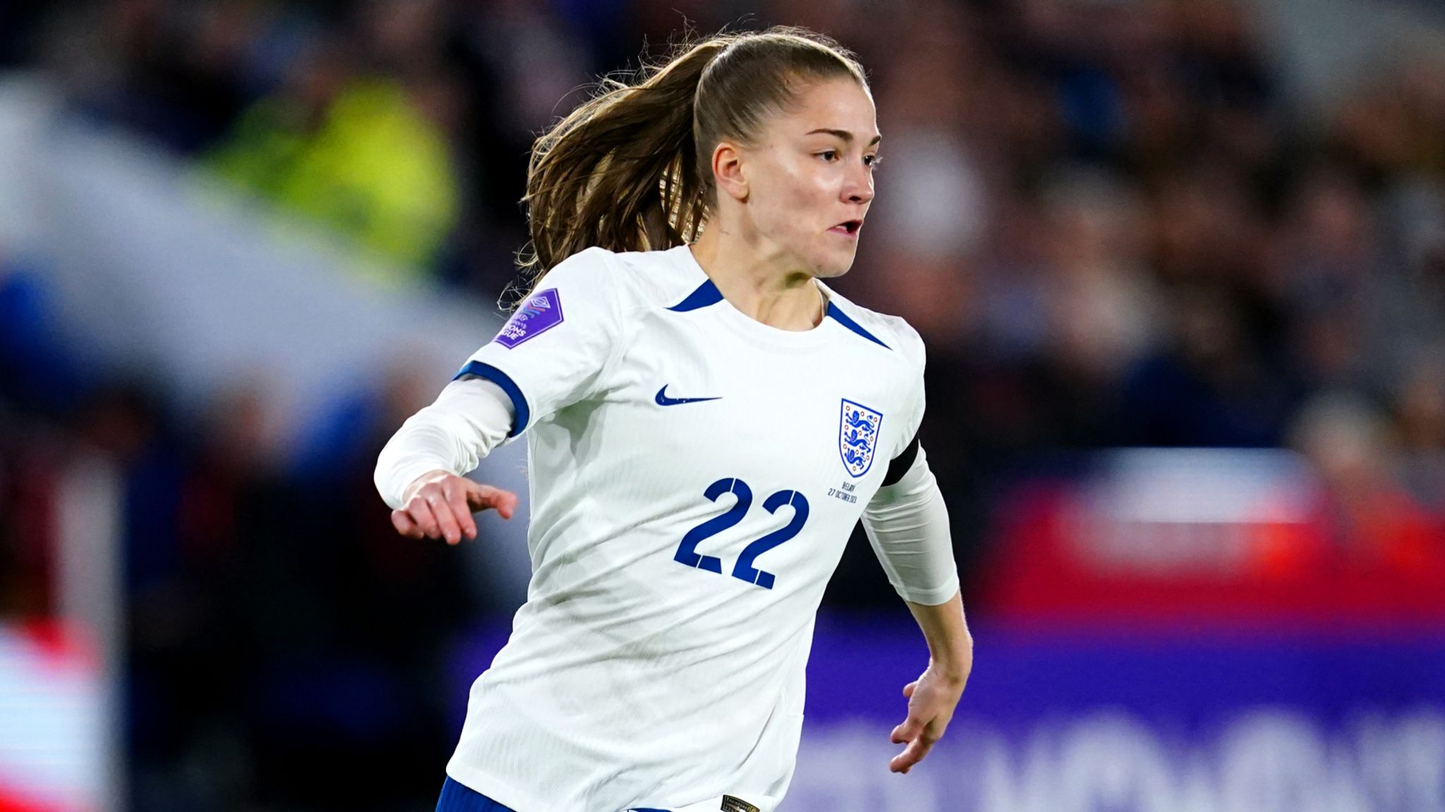 England v Belgium - UEFA Women's Nations League - Group A1 - King Power Stadium England's Jess Park during the UEFA Women's Nations League Group A1 match at the King Power Stadium, Leicester. Picture date: Friday October 27, 2023.