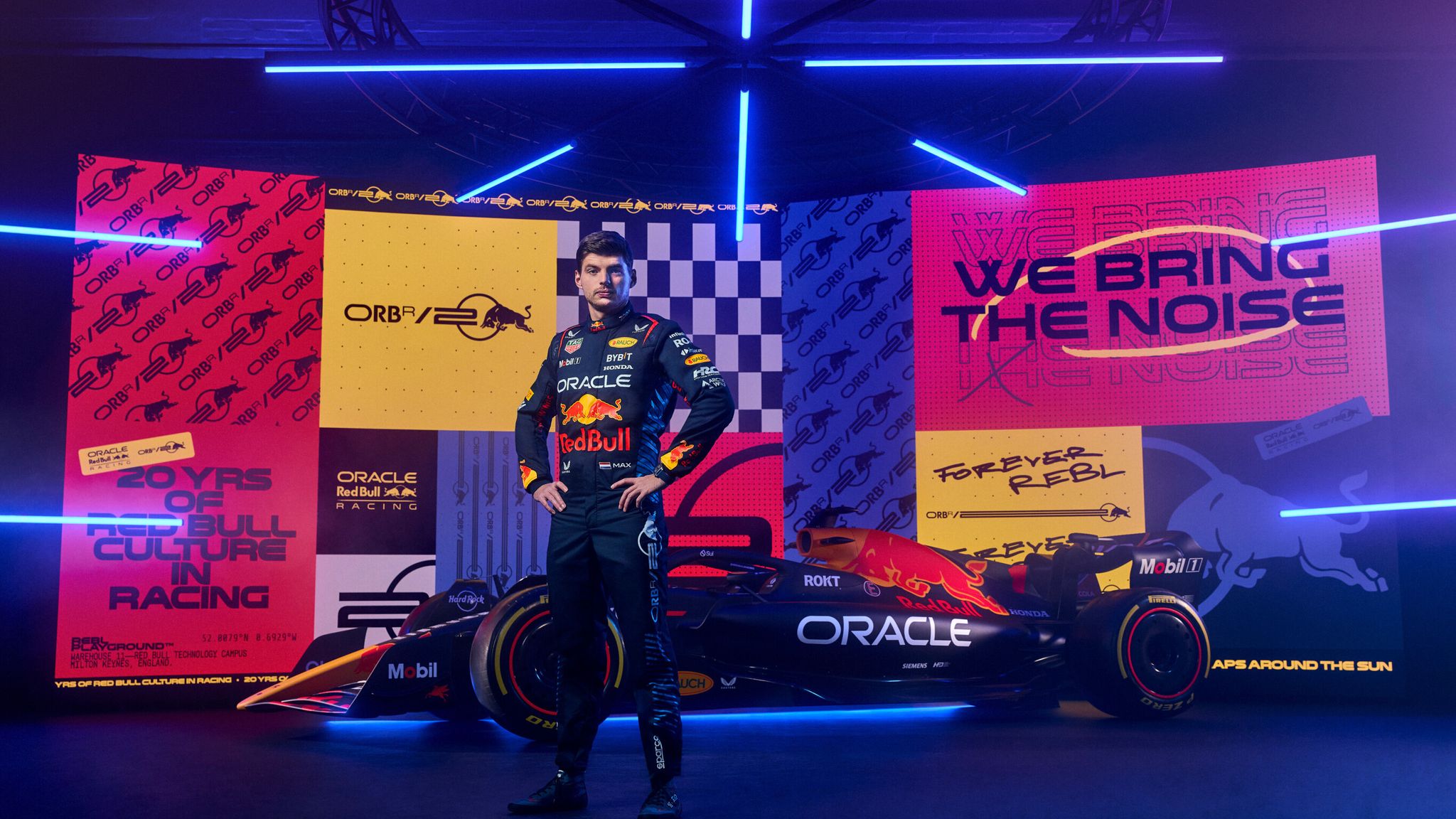 Max Verstappen RB20 launch