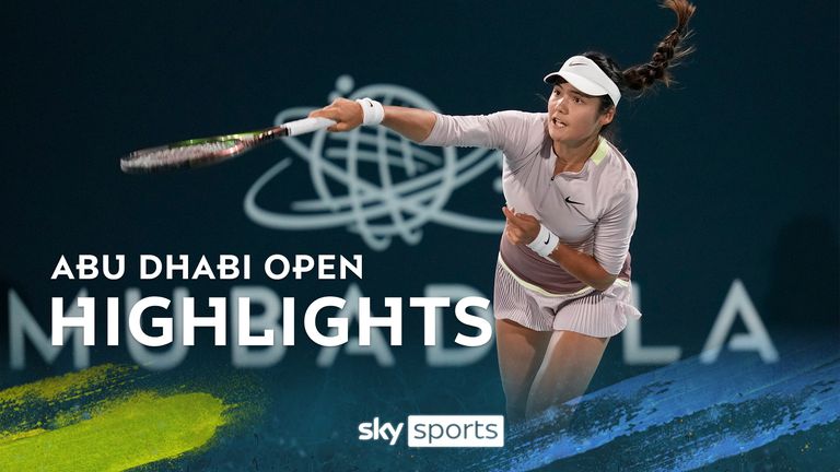 Emma Raducanu breezes past Marie Bouzkova in Abu Dhabi 