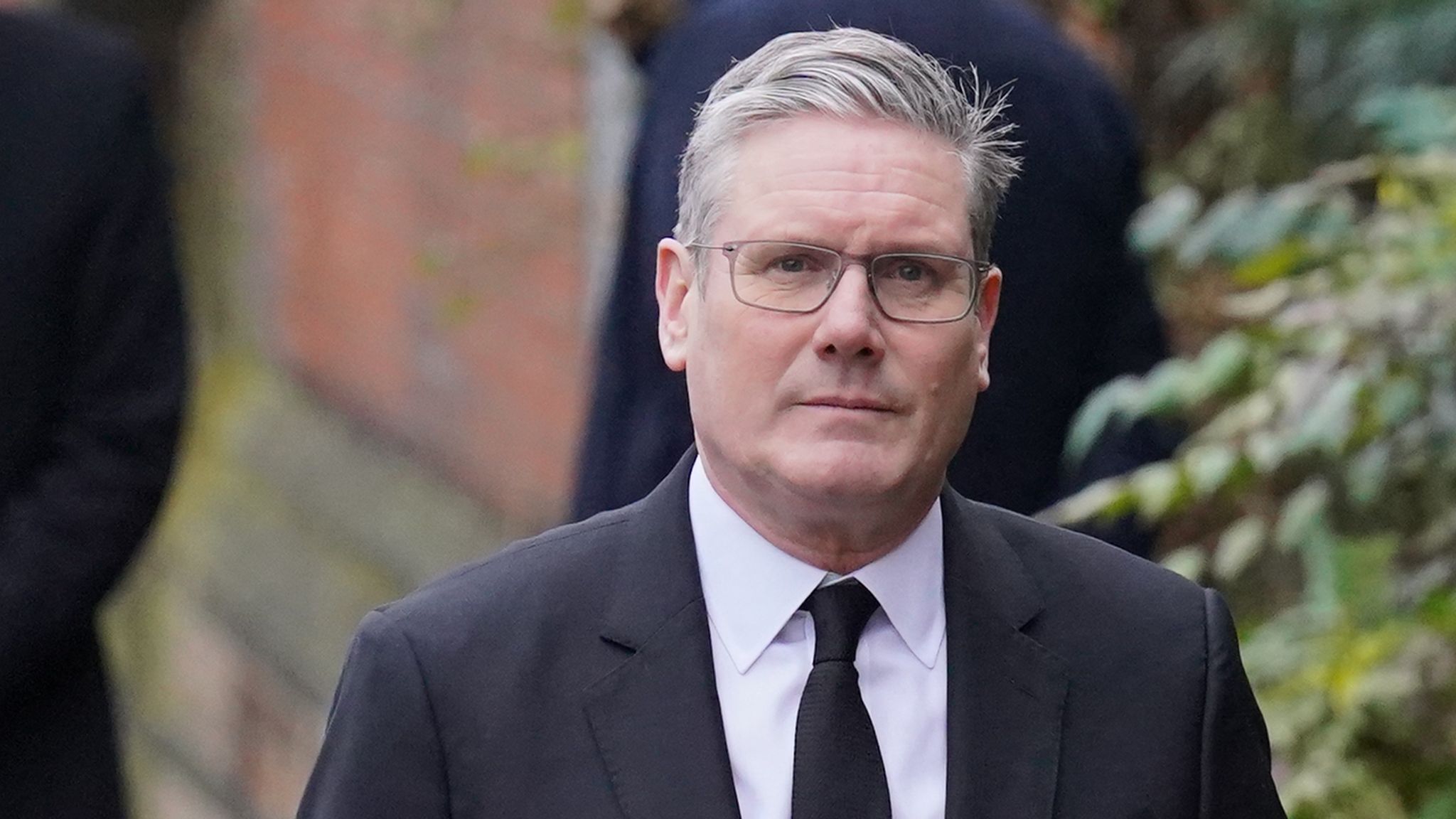 Pic: PA Labour leader Sir Keir Starmer attends the funeral service of Derek Draper at St Mary the Virgin church in Primrose Hill, north west London. The former lobbyist turned psychologist and author, who married presenter Kate Garraway in 2005, died last month following long-lasting symptoms from coronavirus. Picture date: Friday February 2, 2024.