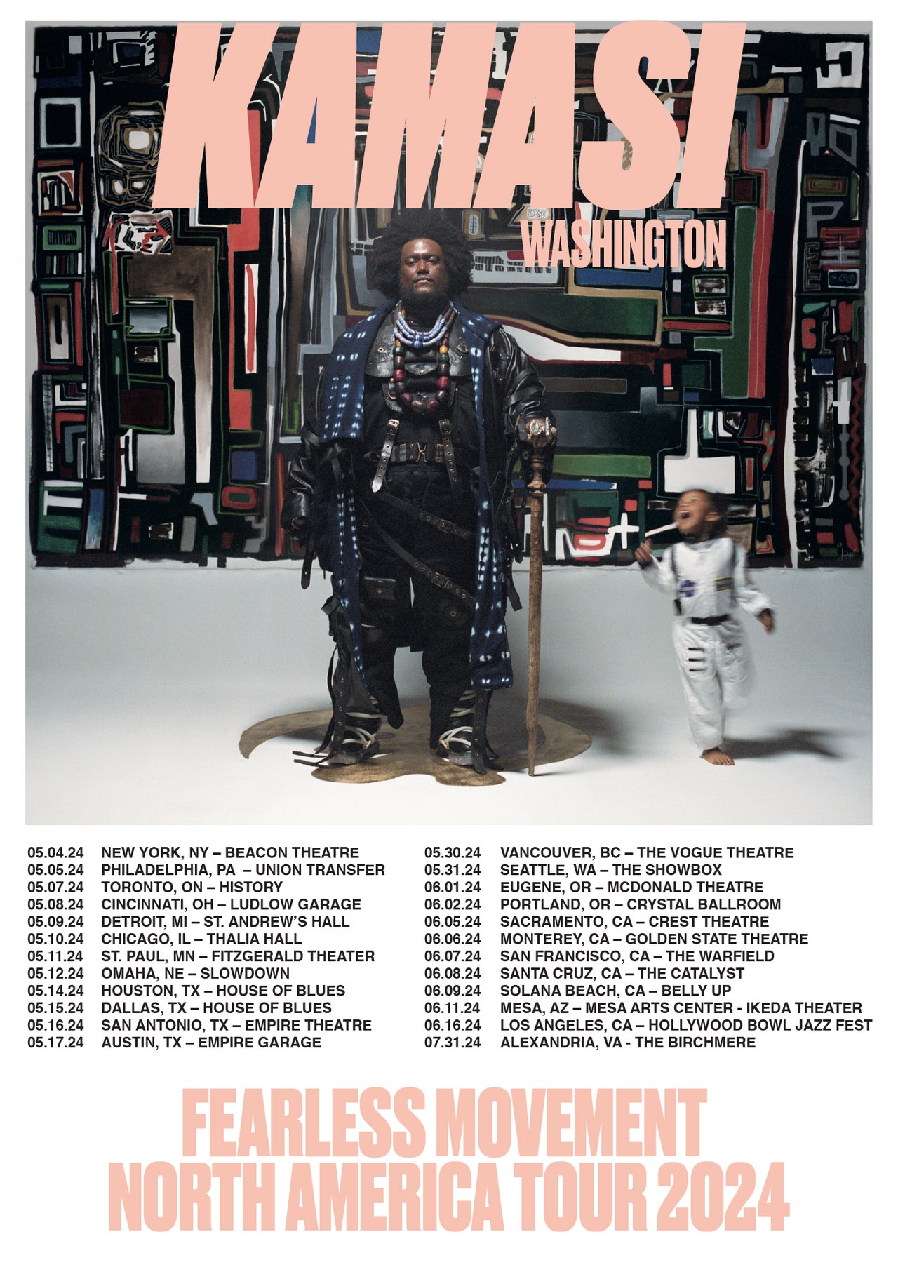 Kamasi Washington: Fearless Movement North America Tour 2024