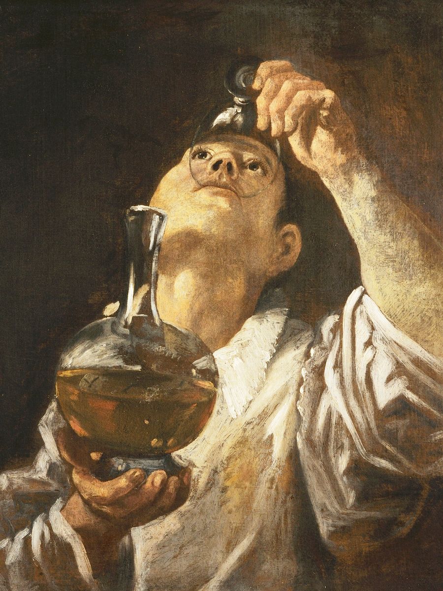 Annibale Carracci&#39;s A Boy Drinking . Pic:Christ Church Picture Gallery