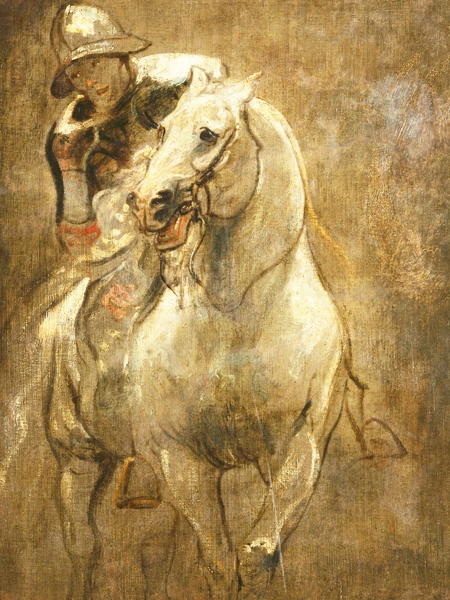 A Soldier On Horseback by Anthony Van Dyck Pic:Christ Church Picture Gallery 