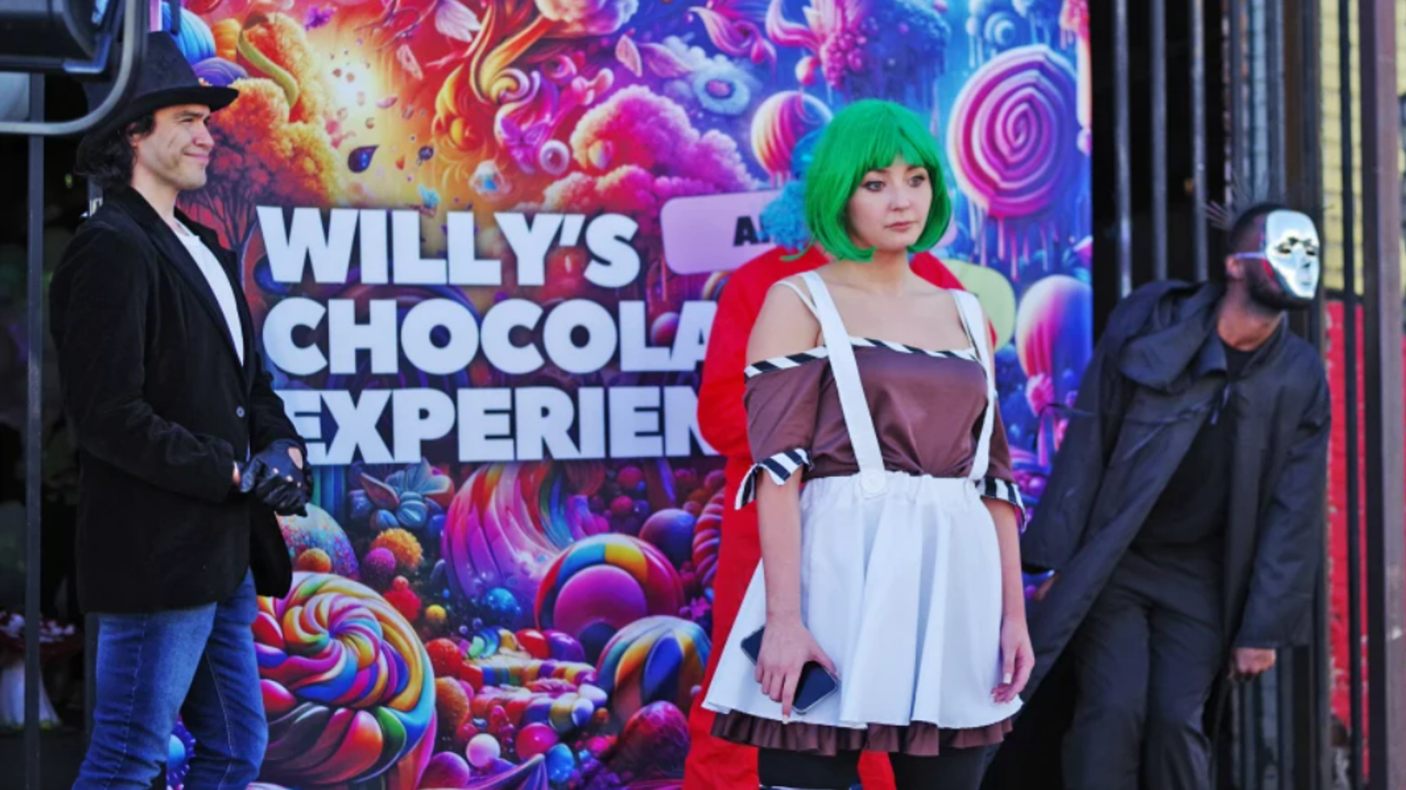 Willy Wonka LA experience. Pic: Angela Yang / NBC News