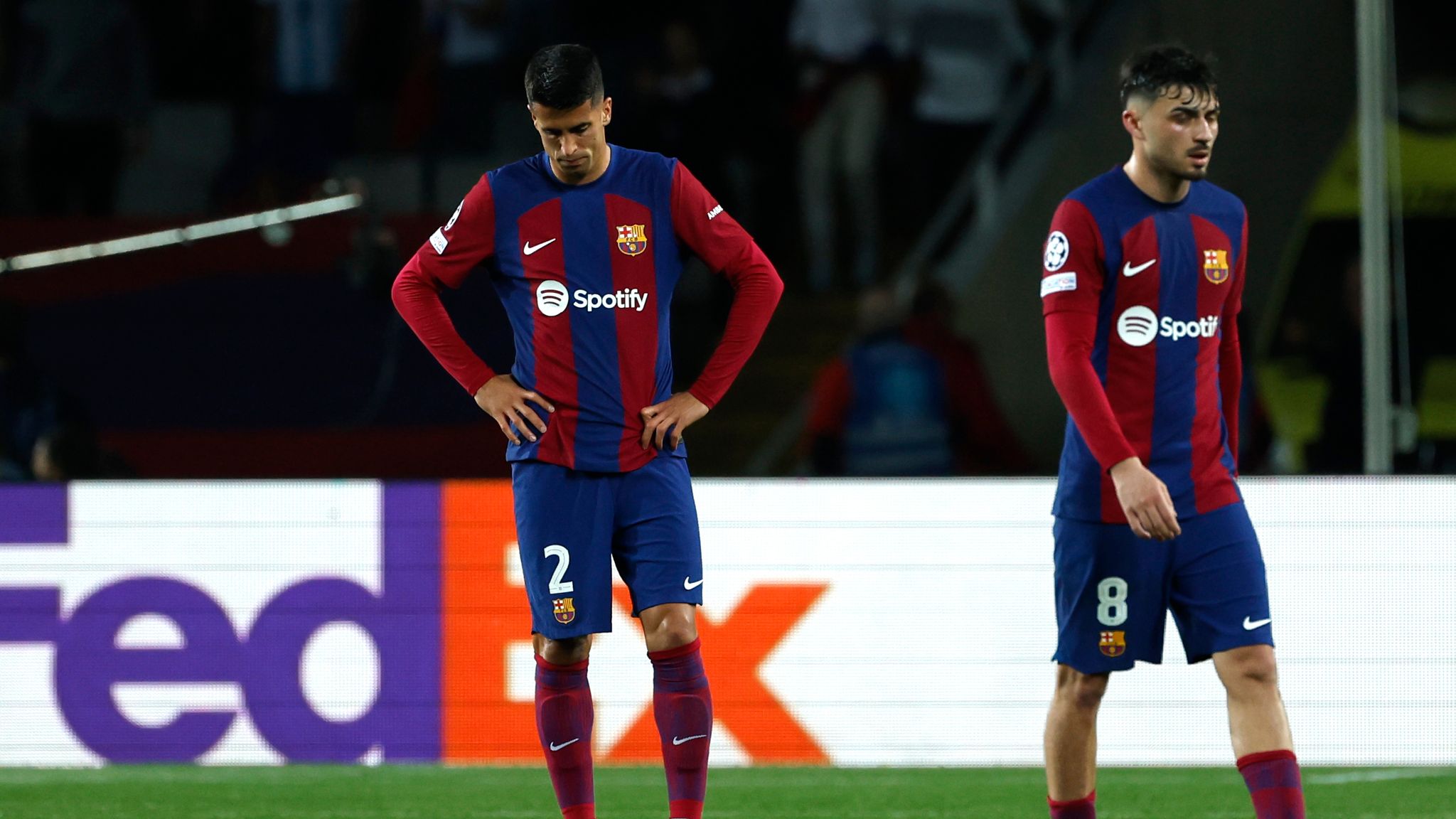 Barcelona's Joao Cancelo conceded the crucial penalty