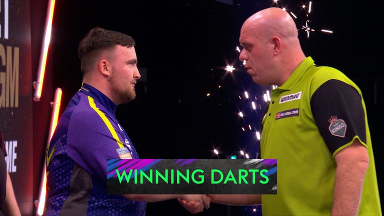 Luke Littler beats Michael van Gerwen