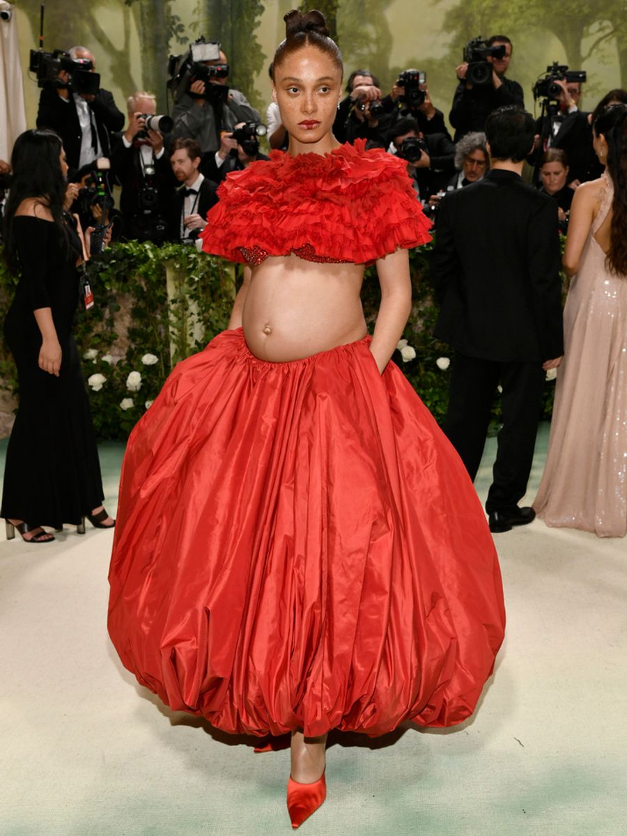 Adwoa Aboah attends The Metropolitan Museum of Art&#39;s Costume Institute benefit gala celebrating the opening of the "Sleeping Beauties: Reawakening Fashion" exhibition on Monday, May 6, 2024, in New York. (Photo by Evan Agostini/Invision/AP)