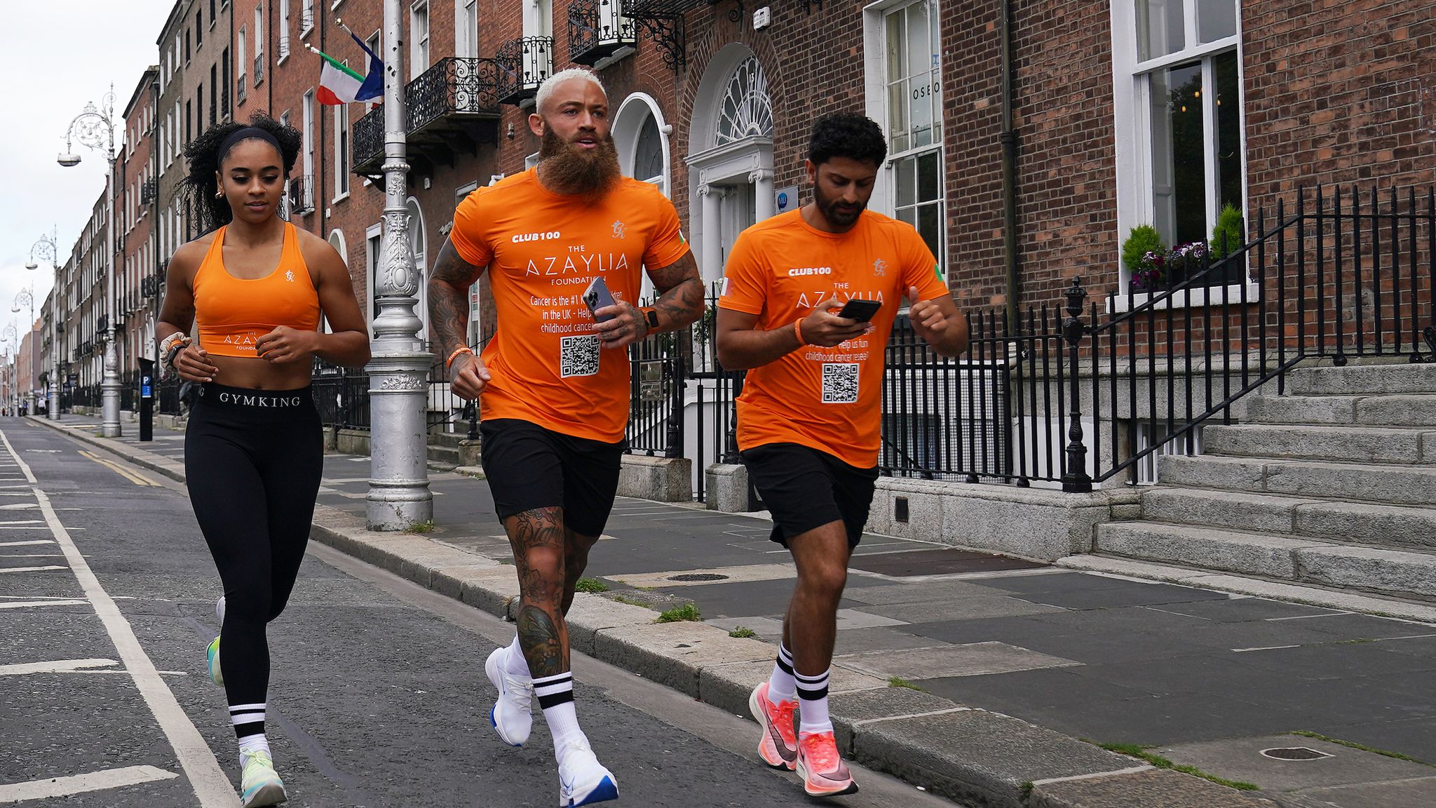 Ex-footballer Ashley Cain rans five marathons in five days in 2022 to raise money for the Azaylia Foundation. File pic: PA