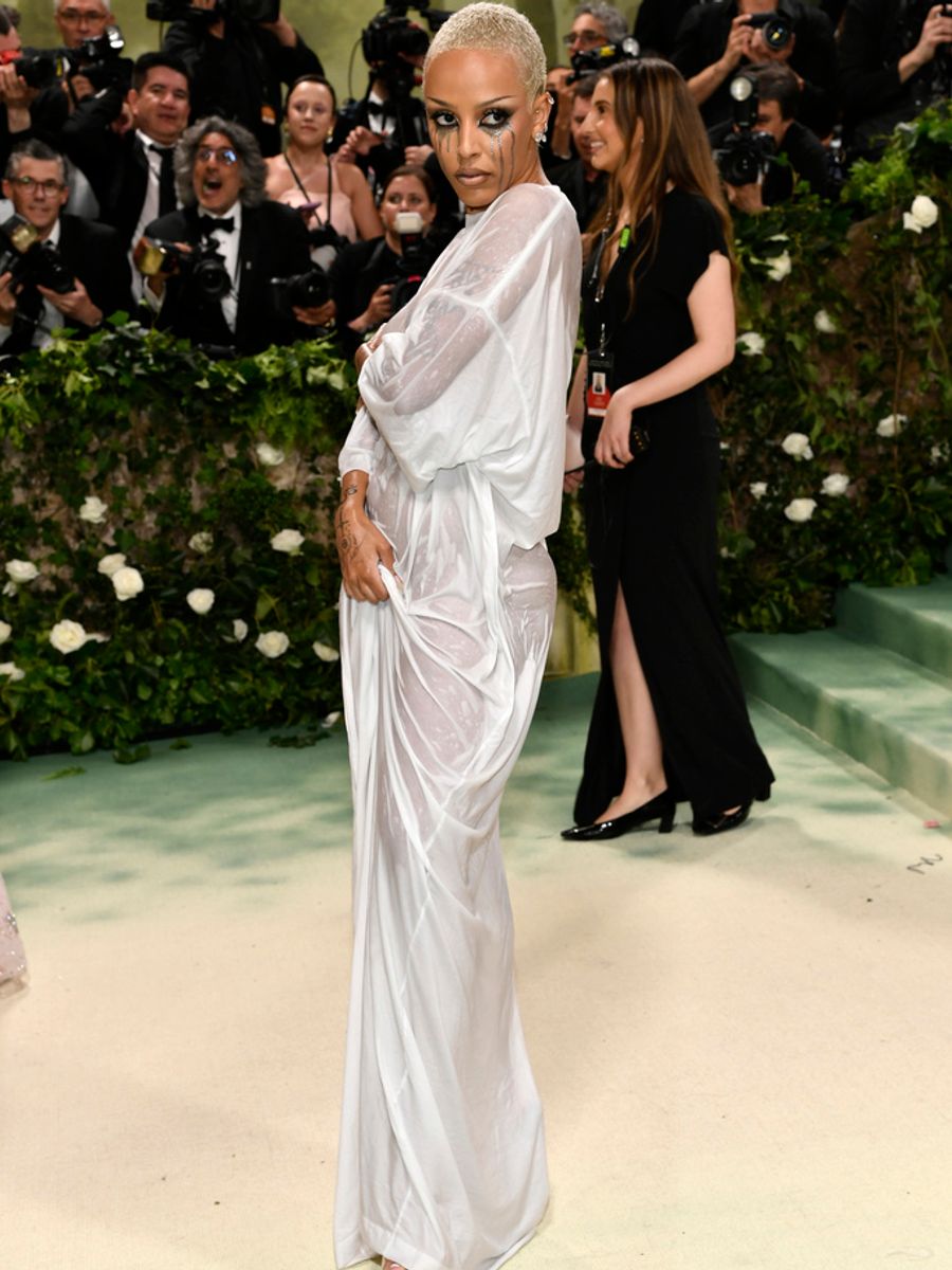 Doja Cat attends The Metropolitan Museum of Art&#39;s Costume Institute benefit gala celebrating the opening of the "Sleeping Beauties: Reawakening Fashion" exhibition on Monday, May 6, 2024, in New York. (Photo by Evan Agostini/Invision/AP)