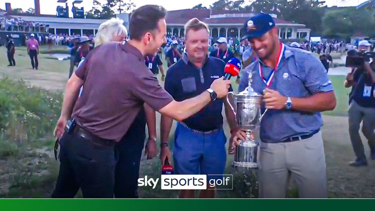 &#39;Watch this!&#39; | DeChambeau&#39;s epic trophy celebrations with fans