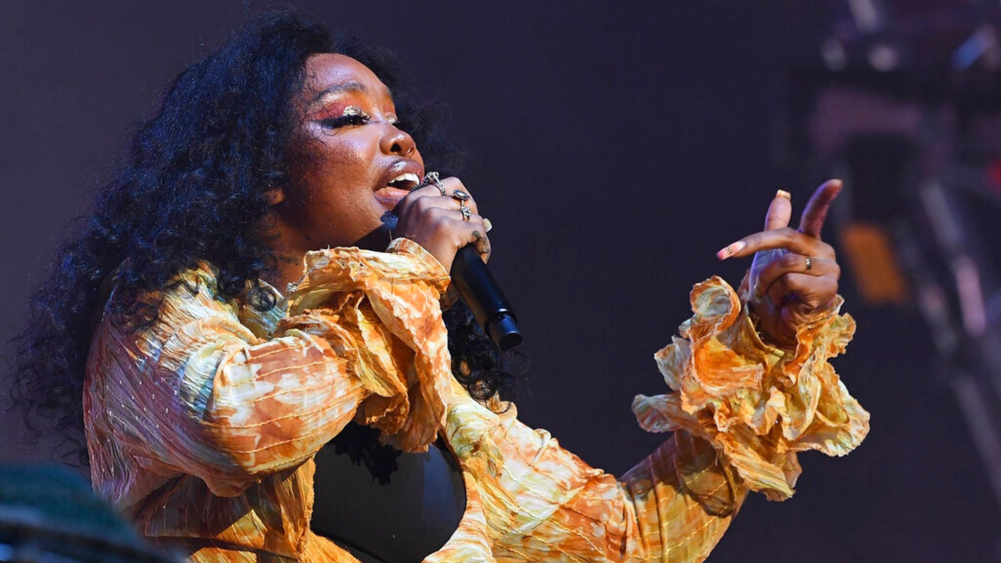 SZA performs during the 2022 Outside Lands Music and Arts Festival at Golden Gate Park on August 05, 2022 in San Francisco, California. Photo: Casey Flanigan/imageSPACE/MediaPunch /IPX