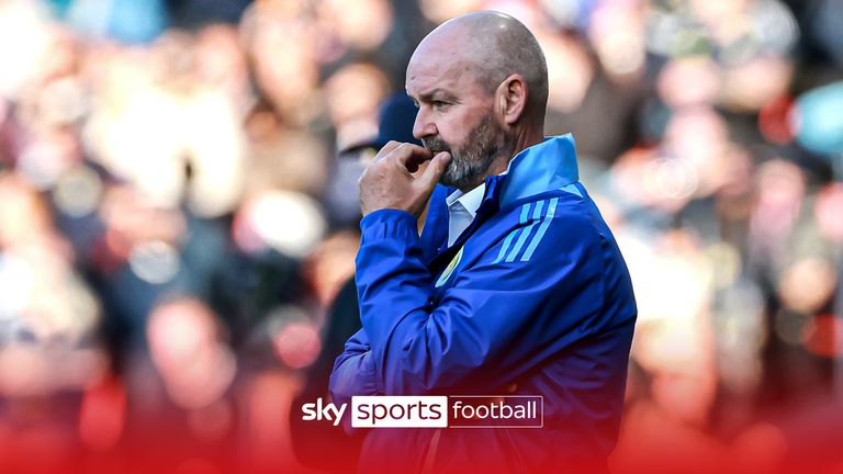 Scotland head coach Steve Clarke watches on during an international friendly at Hampden Park, Glasgow