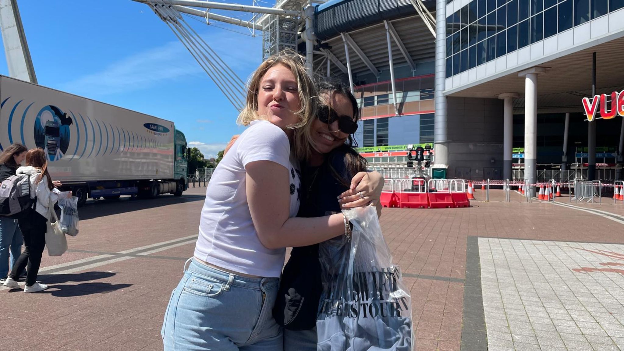 Orla Condron has travelled from Ilford in London for the Taylor Swift Eras Tour concert in Cardiff