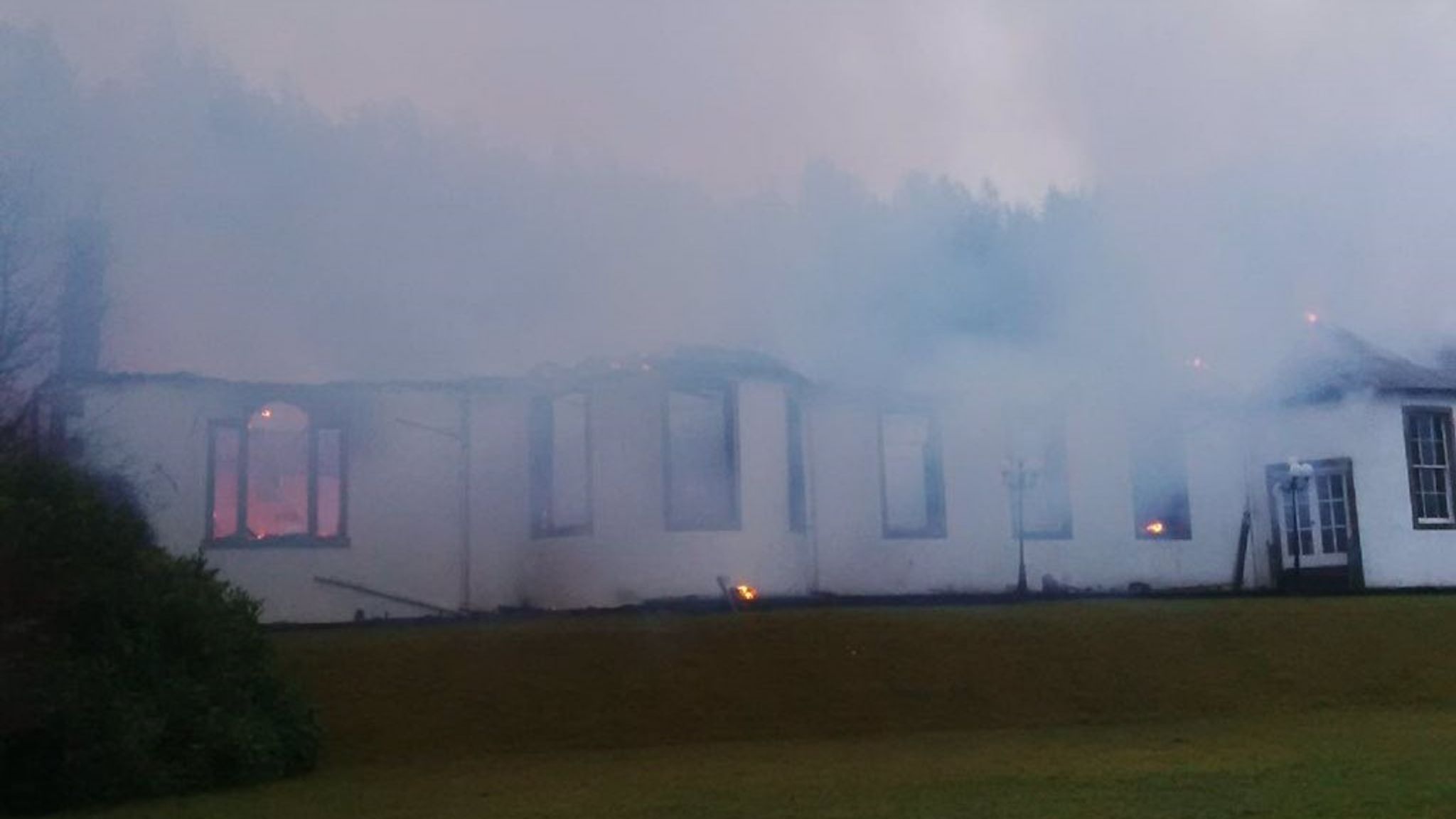 Boleskine House. Pic: Scottish Fire and Rescue Service