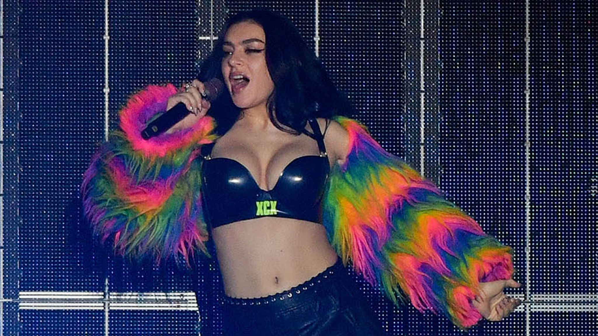 Charli XCX on stage in Sydney. Pic: EPA/Shutterstock