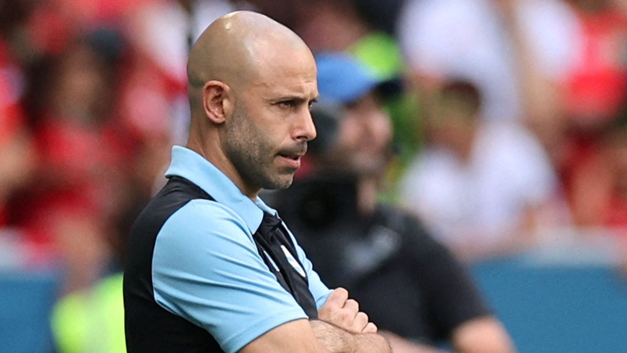 Argentina coach Javier Mascherano. Pic: Reuters