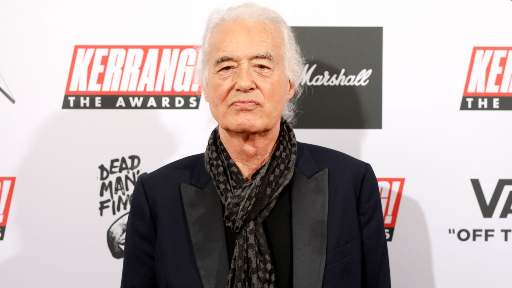 Jimmy Page attending the Kerrang! Awards at Islington Town Hall, London. PRESS ASSOCIATION Photo. Picture date: Wednesday June 19, 2019. See PA story SHOWBIZ Kerrang. Photo credit should read: David Parry/PA Wire.