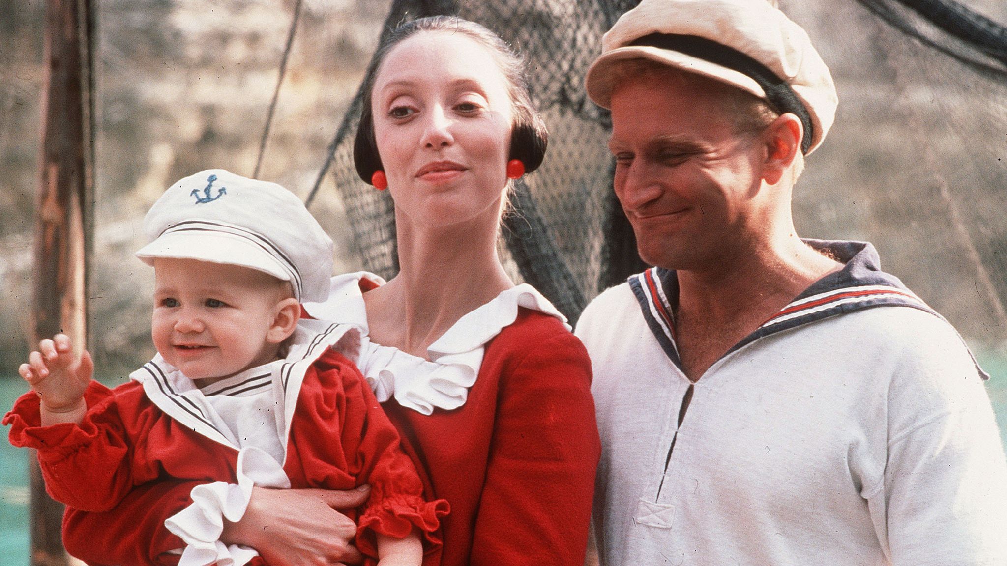 Pic: Walt Disney/Paramount/Kobal/Shutterstock Popeye - 1980 Shelley Duvall, Robin Williams 1980