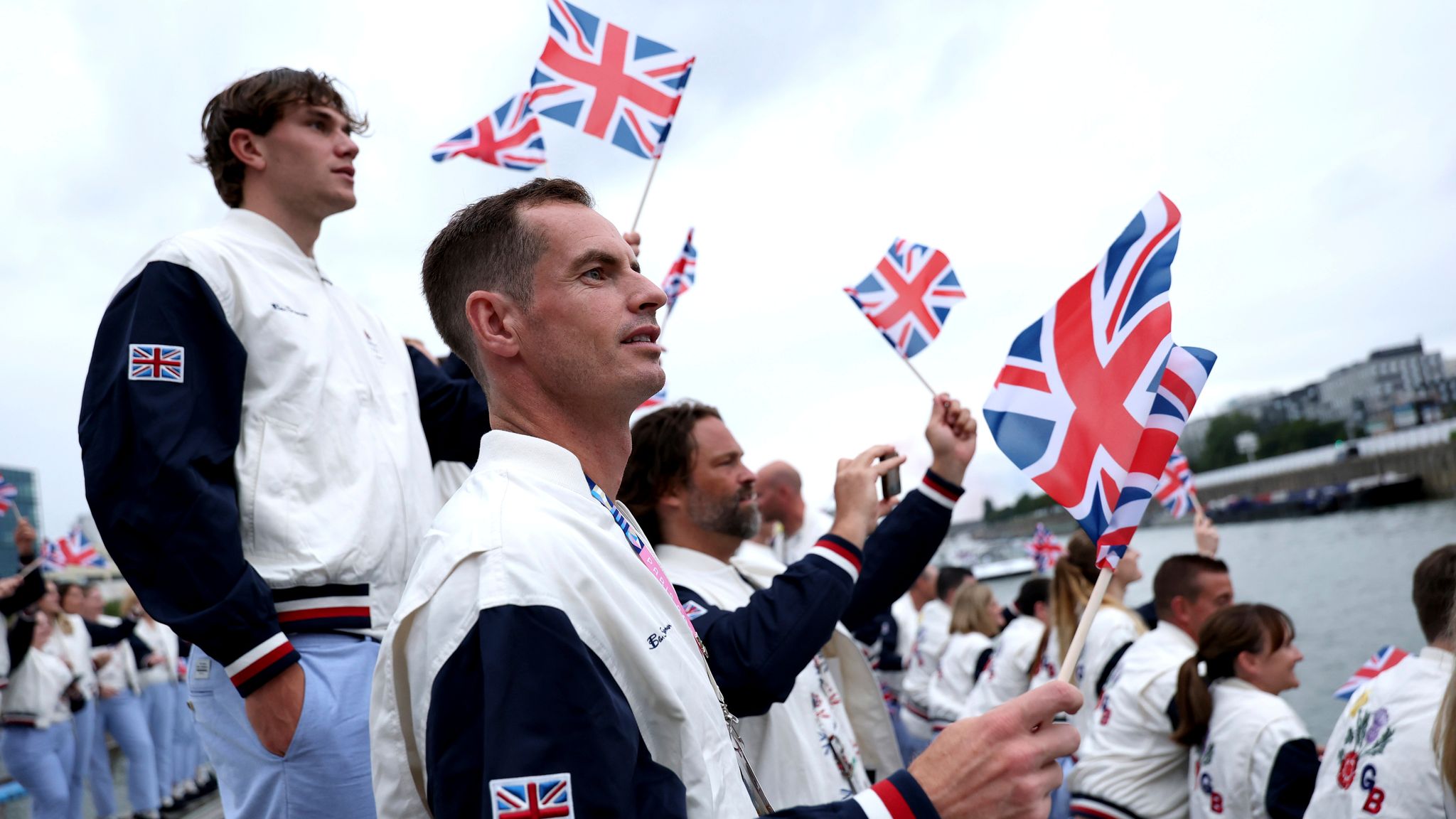 Andy Murray during Olympic opening ceremony