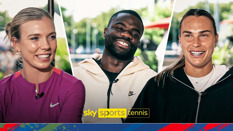 Katie Boulter, Frances Tiafoe and Aryna Sabalenka