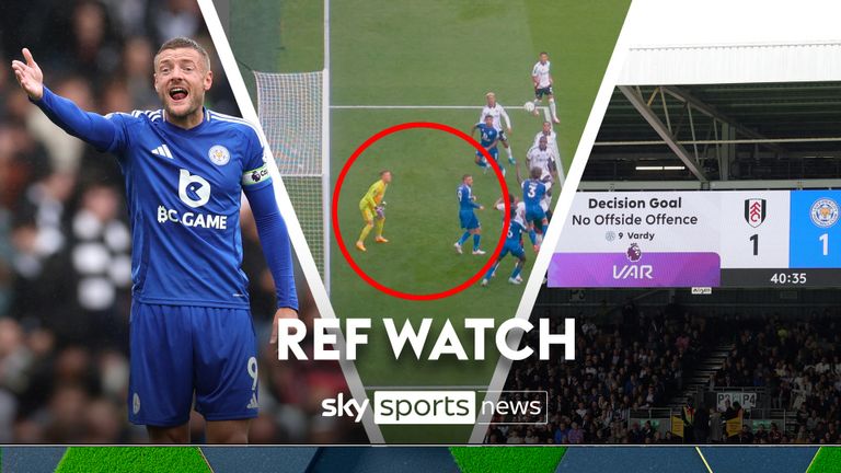 &#39;VAR&#39;s done a massive service to the game’ | Vardy ruled onside in Faes goal