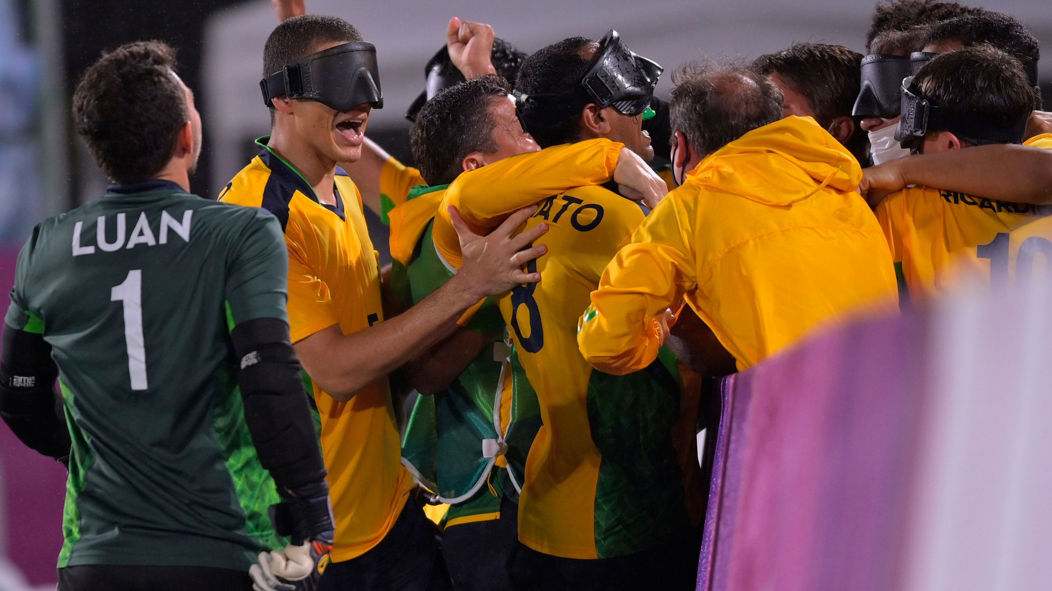 Brazil win gold medal in men's blind football at 2020 Tokyo Paralympics (Getty Images)