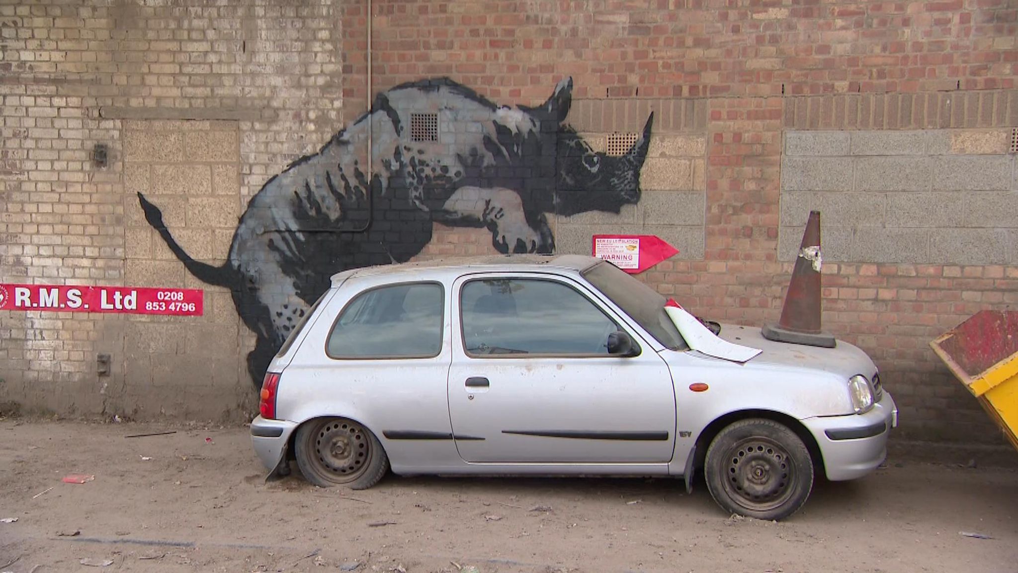 Banksy unveils another mystery artwork