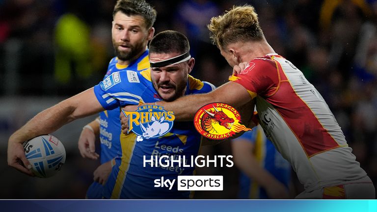 Highlights of the Super League match between Leeds Rhinos and Catalans Dragons. Images: SWpix