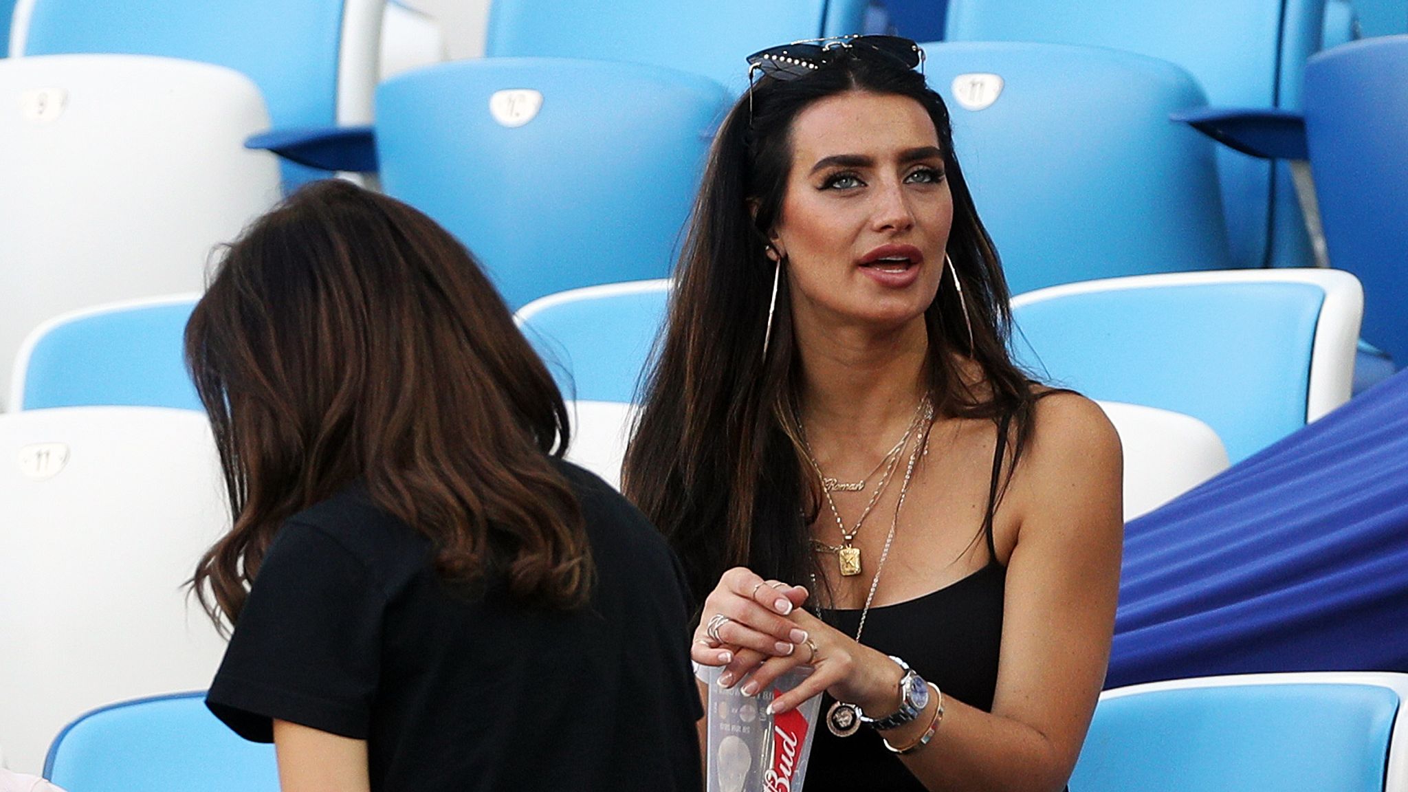 Annie Kilner, girlfriend of England's Kyle Walker during the FIFA World Cup Group G match at Kaliningrad Stadium. PRESS ASSOCIATION Photo. Picture date: Thursday June 28, 2018. See PA story WORLDCUP England. Photo credit should read: Owen Humphreys/PA Wire. RESTRICTIONS: Editorial use only. No commercial use. No use with any unofficial 3rd party logos. No manipulation of images. No video emulation