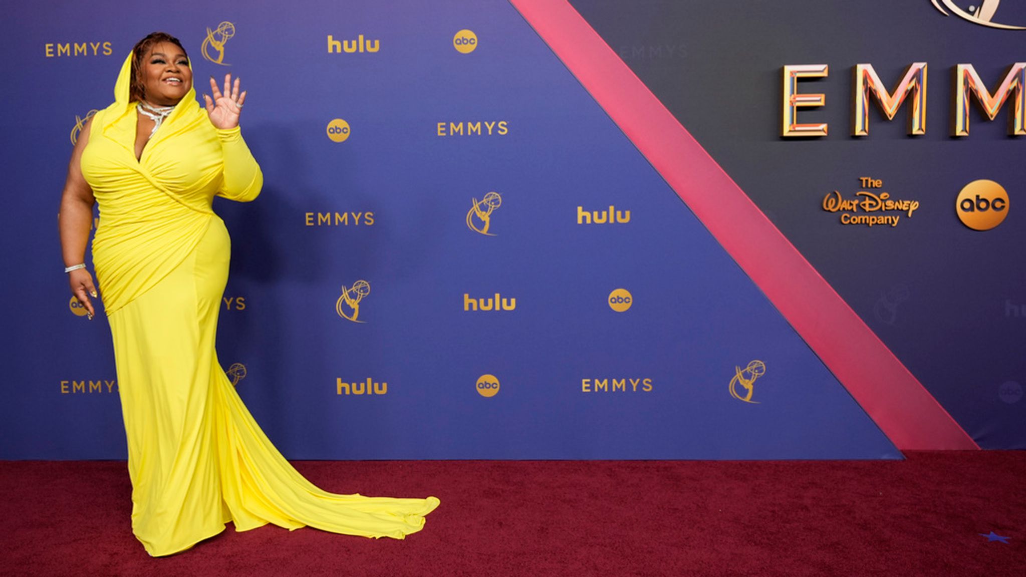 Da'Vine Joy Randolph arrives at the 76th Primetime Emmy Awards on Sunday, Sept. 15, 2024, at the Peacock Theater in Los Angeles. (AP Photo/Jae C. Hong)