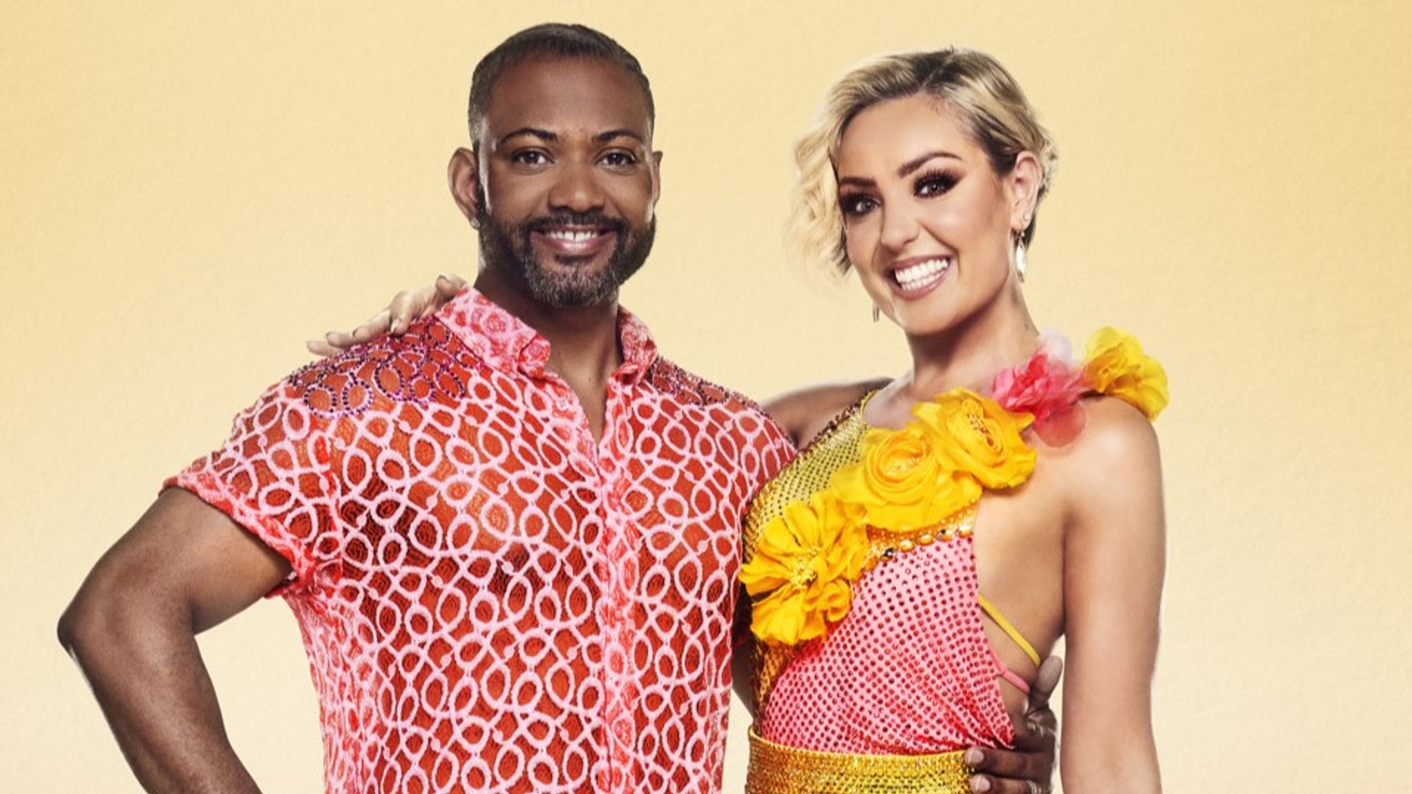 Strictly Come Dancing stars JB Gill and Amy Dowden. Pic: BBC/Ray Burmiston