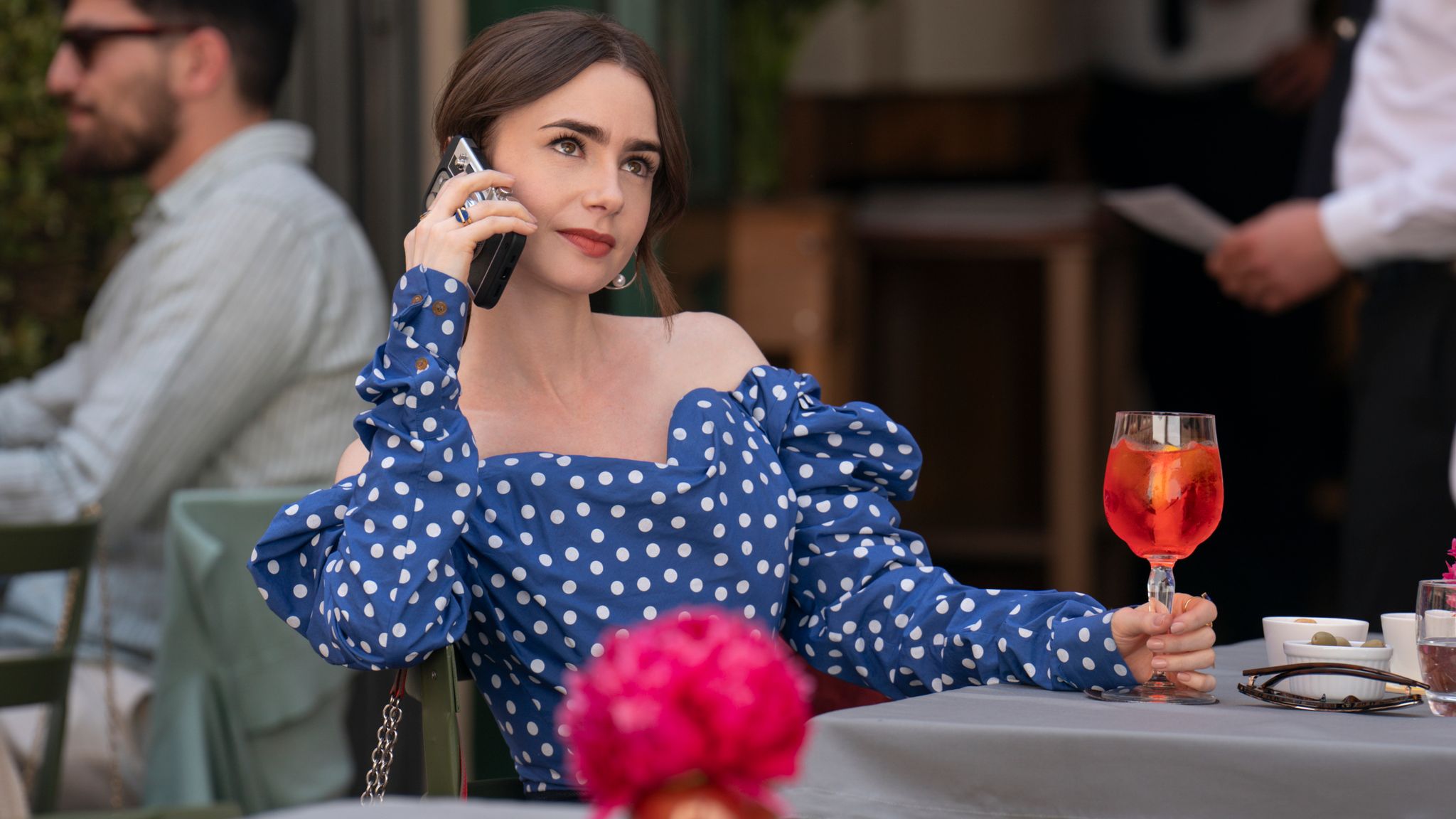 Lily Collins is Emily. Pic: Netflix